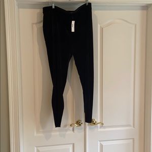 PLUS SIZE J.CREW! velvet leggings NWT size 3X